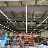 TR Series LED Linear Tracklights Single Tilt - 60W 1500mm White - Integrated Power