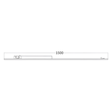 TR Series LED 1500mm Linear Tracklight dimensions
