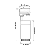 TR Series LED Track Spotlight dimensions 25W