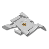 TR Series T-Bar white mounting clip track accessory