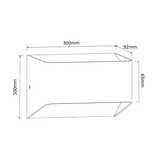 WL Series LED wall light dimension drawing