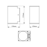 LED up-down wall light WLV Series, the energy-efficient exterior lighting solution for pathways, entrances, and architectural highlights