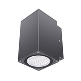 WLV Series up-down LED wall light, the stylish outdoor wall-mounted luminaire delivering dual light beams for building facades and landscape lighting