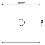 Mounting plate for CAB Series canopies_integrated power