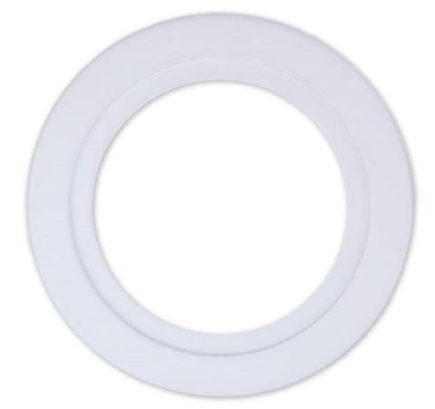DL Series 240mm White Adaptor Ring - 25W - Integrated Power
