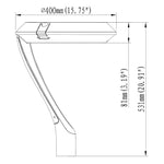 PT5 single arm dimensions_poletop