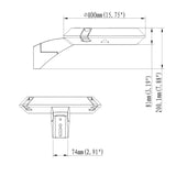 PT5 Series_poletop-straight arm mount_dimensions