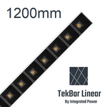 TekBar linear-low glare black 1200mm
