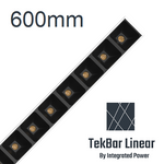 TekBar linear-low glare black 600mm